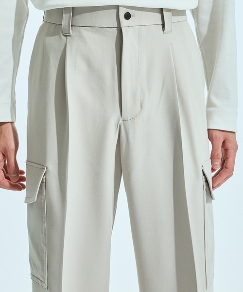 UNITED TOKYO（ユナイテッドトウキョウ）の「ラウンドフラップカーゴパンツ（カーゴパンツ・メンズ・ライトグレー/ブラック/ミント・1/2/3）」の18枚目の写真