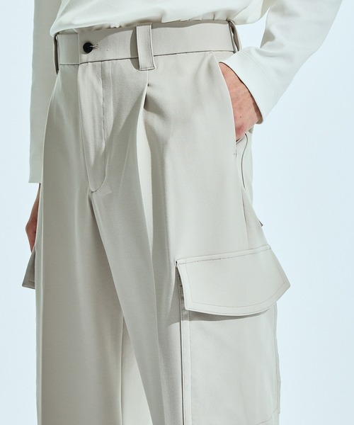 UNITED TOKYO（ユナイテッドトウキョウ）の「ラウンドフラップカーゴパンツ（カーゴパンツ・メンズ・ライトグレー/ブラック/ミント・1/2/3）」の19枚目の写真