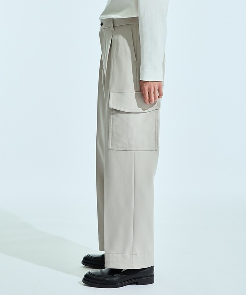UNITED TOKYO（ユナイテッドトウキョウ）の「ラウンドフラップカーゴパンツ（カーゴパンツ・メンズ・ライトグレー/ブラック/ミント・1/2/3）」の15枚目の写真