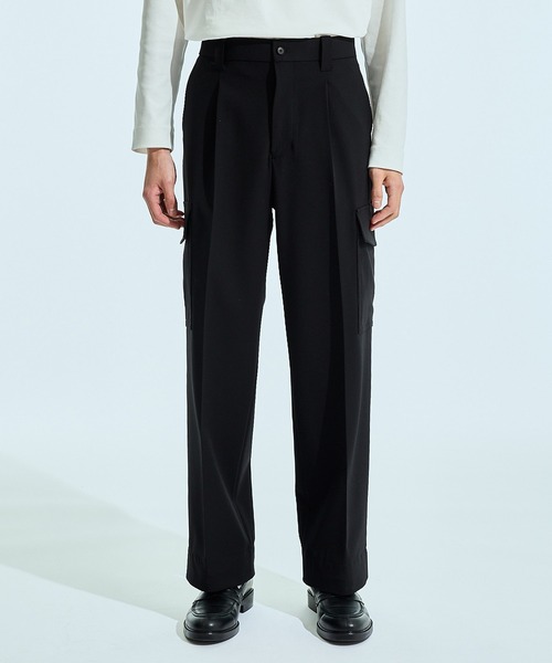 UNITED TOKYO（ユナイテッドトウキョウ）の「ラウンドフラップカーゴパンツ（カーゴパンツ・メンズ・ライトグレー/ブラック/ミント・1/2/3）」の6枚目の写真