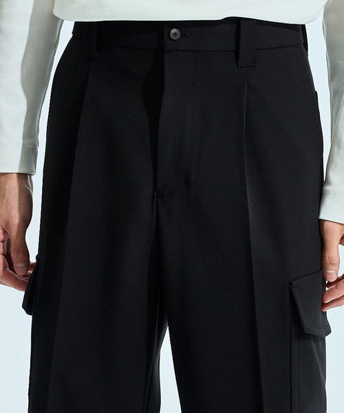 UNITED TOKYO（ユナイテッドトウキョウ）の「ラウンドフラップカーゴパンツ（カーゴパンツ・メンズ・ライトグレー/ブラック/ミント・1/2/3）」の10枚目の写真