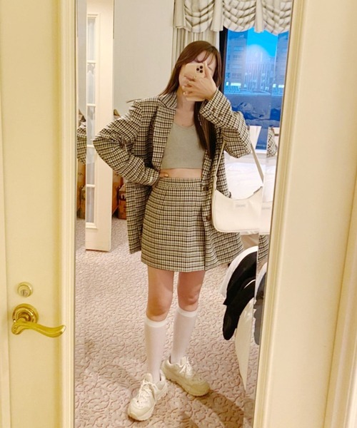 Heather(ヘザー)の「HOLiCタイトミニスカート 267674(スカート・レディース・グレー系その他/グリーン系その他・FREE)」の5枚目の写真