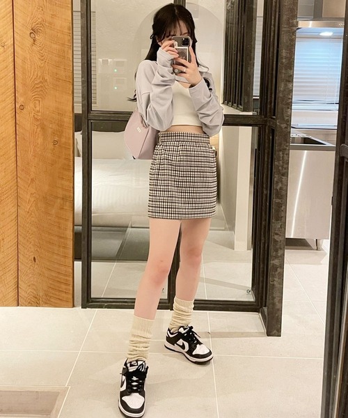 Heather(ヘザー)の「HOLiCタイトミニスカート 267674(スカート・レディース・グレー系その他/グリーン系その他・FREE)」の13枚目の写真