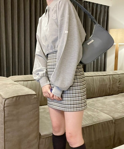 Heather(ヘザー)の「HOLiCタイトミニスカート 267674(スカート・レディース・グレー系その他/グリーン系その他・FREE)」の15枚目の写真