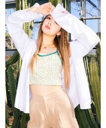 ボーイフレンドルーズシャツ