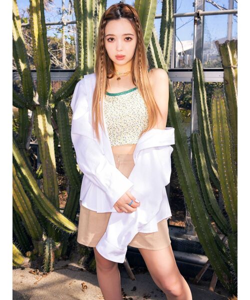 CALNAMUR（カルナムール）の「ボーイフレンドルーズシャツ（シャツ/ブラウス・レディース・ブルー/ホワイト・FREE）」の10枚目の写真