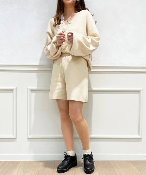 apres jour(アプレジュール)の「【セットアップ可能】ニットショートパンツ【ZOZOTOWN限定アイテム】(その他パンツ・レディース・アイボリー/ベージュ/ブラック・X-LARGE/フリー)」の10枚目の写真