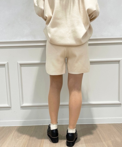apres jour(アプレジュール)の「【セットアップ可能】ニットショートパンツ【ZOZOTOWN限定アイテム】(その他パンツ・レディース・アイボリー/ベージュ/ブラック・X-LARGE/フリー)」の8枚目の写真