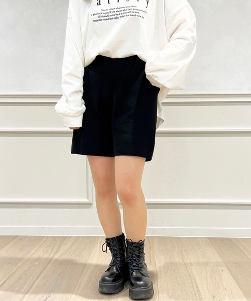 apres jour(アプレジュール)の「【セットアップ可能】ニットショートパンツ【ZOZOTOWN限定アイテム】(その他パンツ・レディース・アイボリー/ベージュ/ブラック・X-LARGE/フリー)」の14枚目の写真