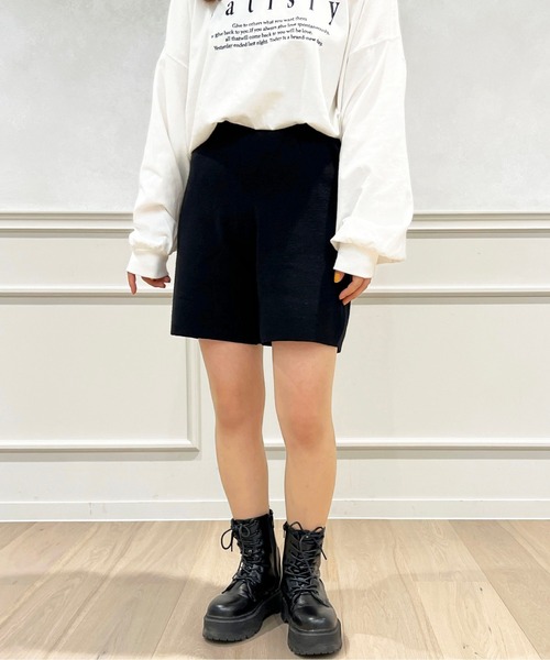 apres jour(アプレジュール)の「【セットアップ可能】ニットショートパンツ【ZOZOTOWN限定アイテム】(その他パンツ・レディース・アイボリー/ベージュ/ブラック・X-LARGE/フリー)」の15枚目の写真