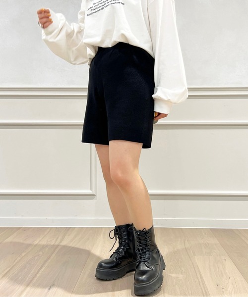 apres jour(アプレジュール)の「【セットアップ可能】ニットショートパンツ【ZOZOTOWN限定アイテム】(その他パンツ・レディース・アイボリー/ベージュ/ブラック・X-LARGE/フリー)」の17枚目の写真