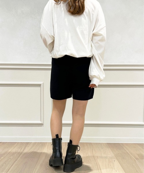 apres jour(アプレジュール)の「【セットアップ可能】ニットショートパンツ【ZOZOTOWN限定アイテム】(その他パンツ・レディース・アイボリー/ベージュ/ブラック・X-LARGE/フリー)」の19枚目の写真