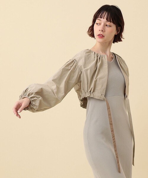 DEICY（デイシー）の「ボリュームスリーブショートブルゾン（ブルゾン・レディース・ピンク/ミント/ベージュ系その他・FREE）」の18枚目の写真