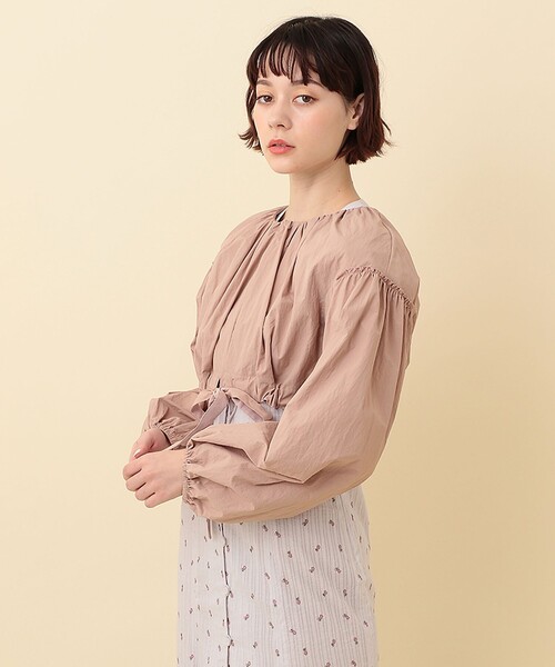 DEICY（デイシー）の「ボリュームスリーブショートブルゾン（ブルゾン・レディース・ピンク/ミント/ベージュ系その他・FREE）」の11枚目の写真