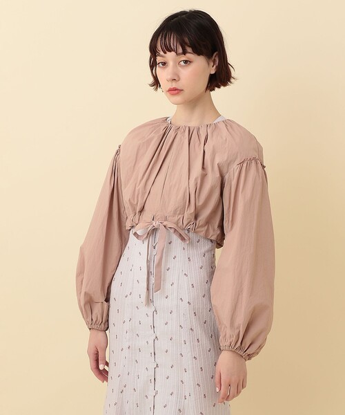 DEICY（デイシー）の「ボリュームスリーブショートブルゾン（ブルゾン・レディース・ピンク/ミント/ベージュ系その他・FREE）」の13枚目の写真