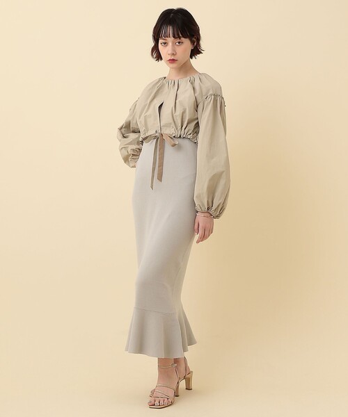 DEICY（デイシー）の「ボリュームスリーブショートブルゾン（ブルゾン・レディース・ピンク/ミント/ベージュ系その他・FREE）」の14枚目の写真