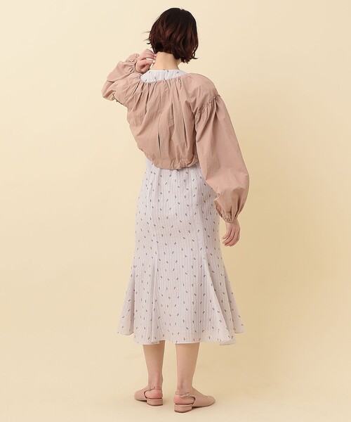 DEICY（デイシー）の「ボリュームスリーブショートブルゾン（ブルゾン・レディース・ピンク/ミント/ベージュ系その他・FREE）」の6枚目の写真