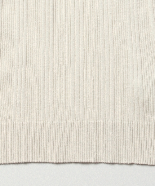 Ray BEAMS（レイビームス）の「Ray BEAMS / パターンリブ ヘンリーネック（その他トップス・レディース・ナチュラル/ブラウン系その他/ネイビー・ONE SIZE）」の20枚目の写真