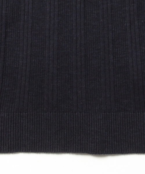 Ray BEAMS（レイビームス）の「Ray BEAMS / パターンリブ ヘンリーネック（その他トップス・レディース・ナチュラル/ブラウン系その他/ネイビー・ONE SIZE）」の16枚目の写真