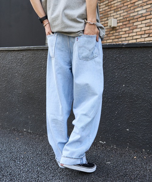 PEOPLESENSE リジットバギーデニム　ストリートシック　ニットさん着用 PEOPLESENSE リジットバギーデニム ストリートシック ニットさん着用