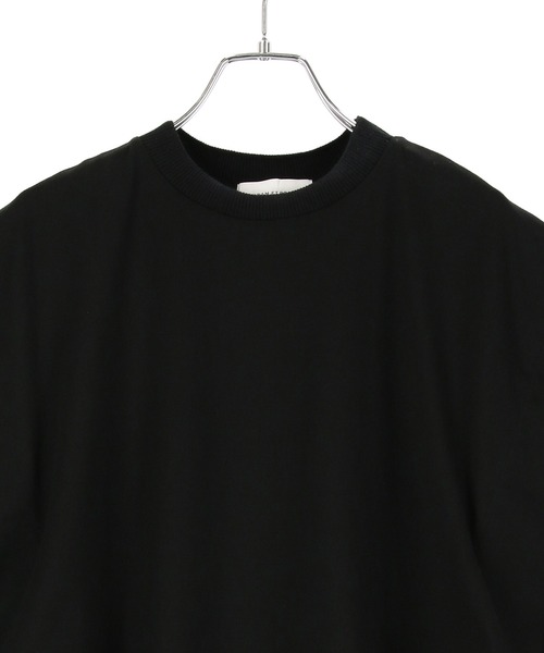 ADAM ET ROPE'（アダムエロペ）の「フォルムオーバーＴシャツ（Tシャツ/カットソー・レディース・ホワイト/ブラック・FREE）」の10枚目の写真