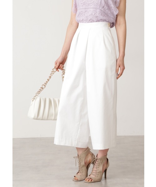 セール その他パンツ パンツ Pinky Dianne ピンキーアンドダイアン のファッション Pinky Dianne ピンキーアンドダイアン のその他パンツ サテンタックボリュームパンツ 031 をセール価格で購入できます Pinky Dianne サテンタックボリュームパンツ