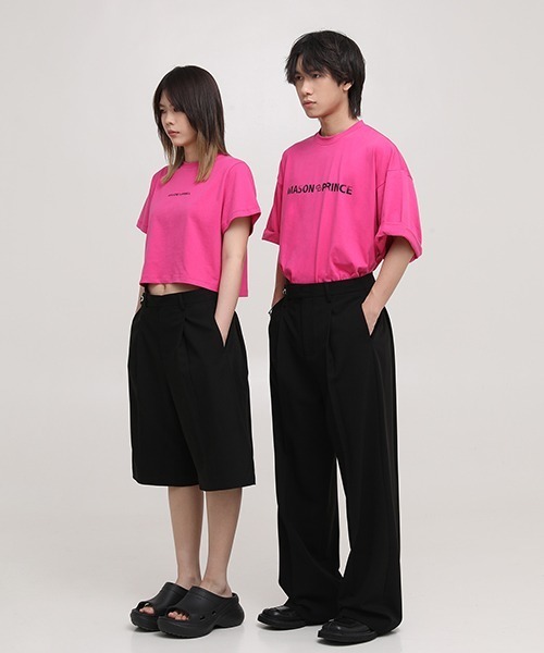MASONPRINCE（メイソンプリンス）の「【MASONPRINCE】1 tack semi-wide slacks SK2088（スラックス・メンズ・ベージュ/ブラック/ブラウン・L/M/S/XL）」の15枚目の写真
