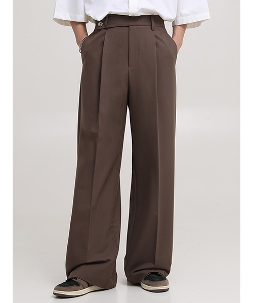 MASONPRINCE（メイソンプリンス）の「【MASONPRINCE】1 tack semi-wide slacks SK2088（スラックス・メンズ・ベージュ/ブラック/ブラウン・L/M/S/XL）」の16枚目の写真