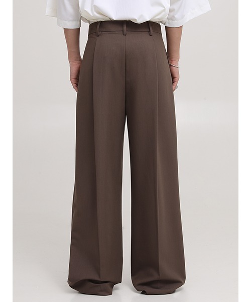 MASONPRINCE（メイソンプリンス）の「【MASONPRINCE】1 tack semi-wide slacks SK2088（スラックス・メンズ・ベージュ/ブラック/ブラウン・L/M/S/XL）」の14枚目の写真