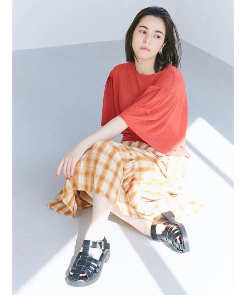 KBF（ケイビーエフ）の「KBF.シアーカットフレアスリーブプルオーバー