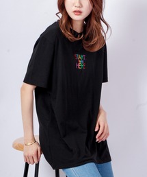 SUNNY APARTMENT 梨地 刺繍/プリント半袖Tシャツ