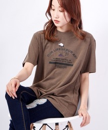 SUNNY APARTMENT 梨地 刺繍/プリント半袖Tシャツ