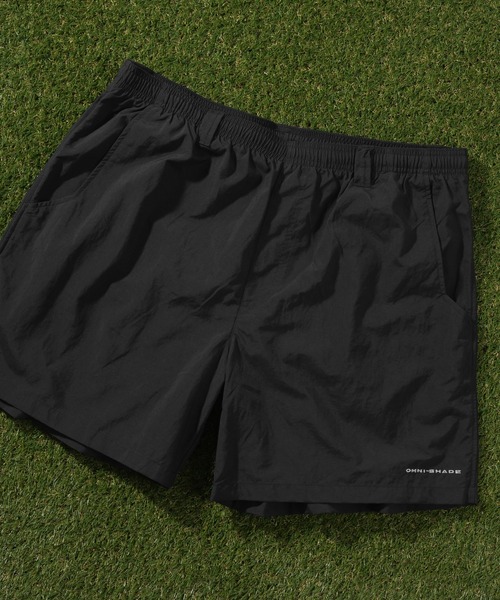 Columbia(コロンビア)の「【Columbia/コロンビア】ルーズシルエット ナイロンショートパンツ/【UVカット】【釣り用】/【セットアップ可能】/FM4009(その他パンツ・メンズ・ライトグリーン/ライトカーキ/ライトベージュ/ブラック/オレンジ・L/XL/M)」の2枚目の写真