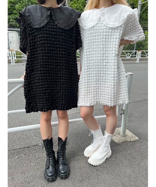 セール ポップコーンフリルワンピース ワンピース Wc ダブル シー のファッション通販 Zozotown