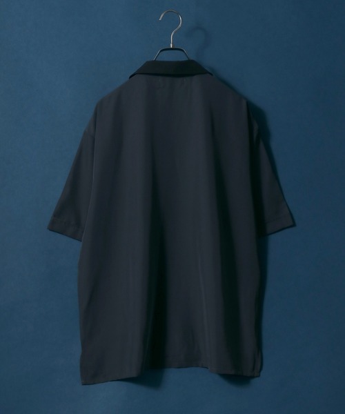 ANPAS(アンパス)の「Oversized Bowling Shirt/オーバーサイズ ボーリングシャツ(シャツ/ブラウス・メンズ・ネイビー/グリーン/カーキ/ライトベージュ/チャコールグレー・LL/M/L)」の7枚目の写真
