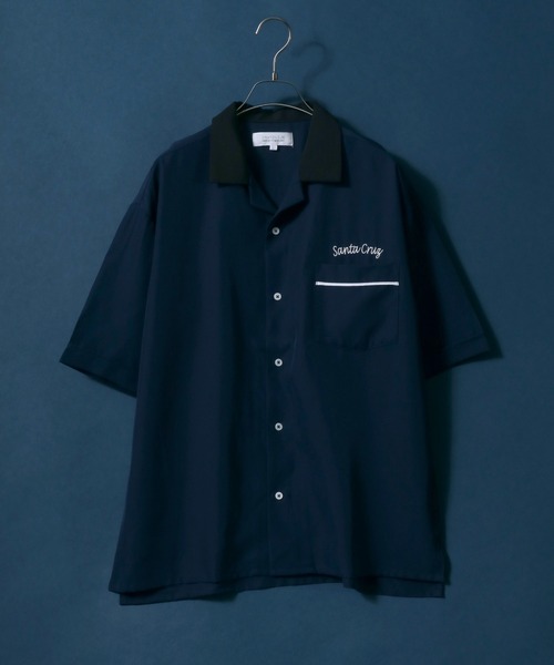 ANPAS(アンパス)の「Oversized Bowling Shirt/オーバーサイズ ボーリングシャツ(シャツ/ブラウス・メンズ・ネイビー/グリーン/カーキ/ライトベージュ/チャコールグレー・LL/M/L)」の14枚目の写真