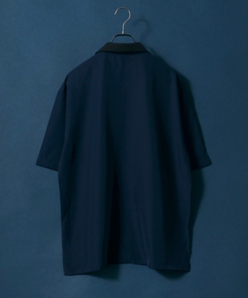 ANPAS(アンパス)の「Oversized Bowling Shirt/オーバーサイズ ボーリングシャツ(シャツ/ブラウス・メンズ・ネイビー/グリーン/カーキ/ライトベージュ/チャコールグレー・LL/M/L)」の15枚目の写真