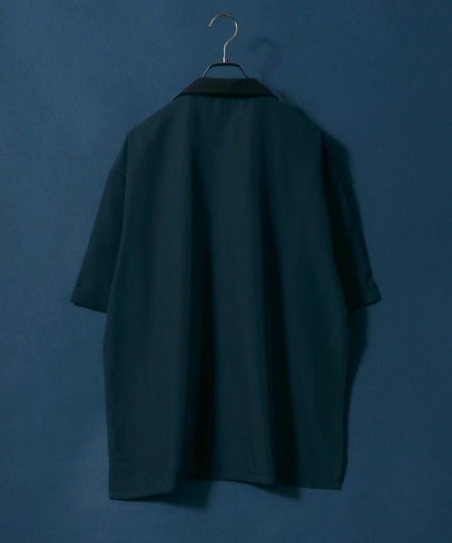 ANPAS(アンパス)の「Oversized Bowling Shirt/オーバーサイズ ボーリングシャツ(シャツ/ブラウス・メンズ・ネイビー/グリーン/カーキ/ライトベージュ/チャコールグレー・LL/M/L)」の13枚目の写真