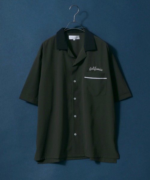ANPAS(アンパス)の「Oversized Bowling Shirt/オーバーサイズ ボーリングシャツ(シャツ/ブラウス・メンズ・ネイビー/グリーン/カーキ/ライトベージュ/チャコールグレー・LL/M/L)」の10枚目の写真