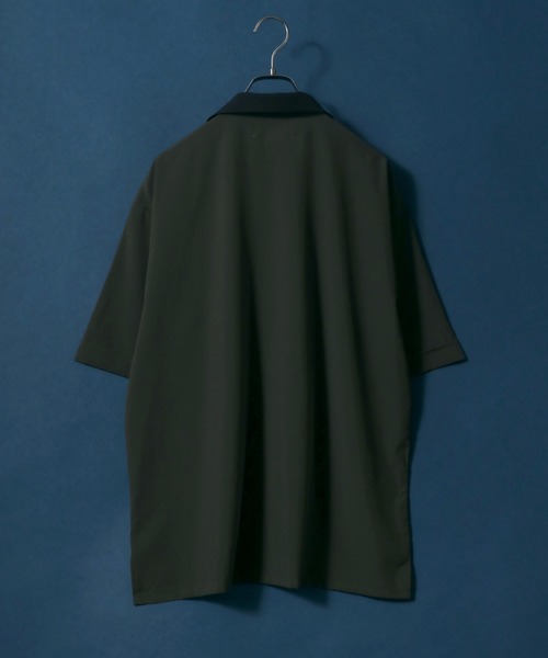 ANPAS(アンパス)の「Oversized Bowling Shirt/オーバーサイズ ボーリングシャツ(シャツ/ブラウス・メンズ・ネイビー/グリーン/カーキ/ライトベージュ/チャコールグレー・LL/M/L)」の11枚目の写真