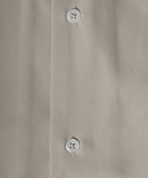 ANPAS(アンパス)の「Oversized Bowling Shirt/オーバーサイズ ボーリングシャツ(シャツ/ブラウス・メンズ・ネイビー/グリーン/カーキ/ライトベージュ/チャコールグレー・LL/M/L)」の17枚目の写真