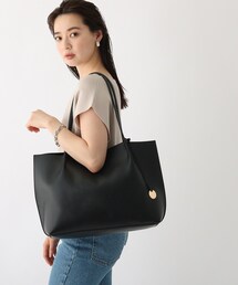 OPAQUE.CLIP | フェイクレザーA4サイズトートバッグ(トートバッグ)