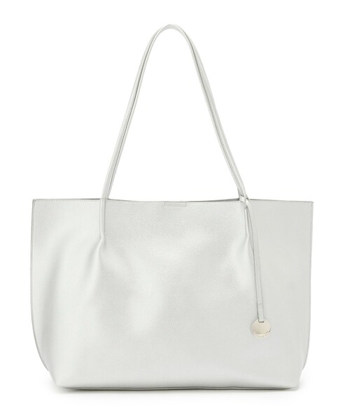 OPAQUE.CLIP（オペークドットクリップ）の「◆フェイクレザーA4サイズトートバッグ（トートバッグ・レディース・ブラック/ベージュ/シルバー/ブルー・00）」の19枚目の写真