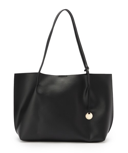 OPAQUE.CLIP（オペークドットクリップ）の「◆フェイクレザーA4サイズトートバッグ（トートバッグ・レディース・ブラック/ベージュ/シルバー/ブルー・00）」の20枚目の写真