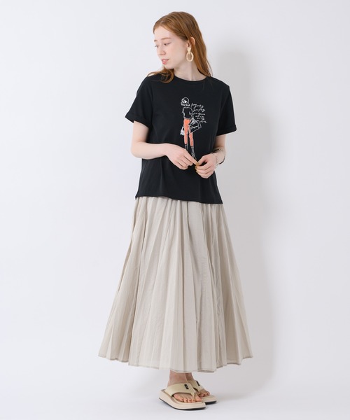 ROSIEE（ロージー）の「ROSIEE 女の子プリントT（Tシャツ/カットソー・レディース・ブラック/ホワイト・FREE）」の20枚目の写真