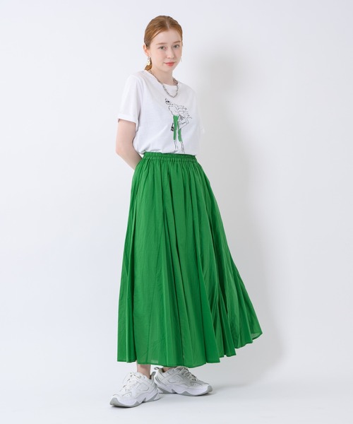 ROSIEE（ロージー）の「ROSIEE 女の子プリントT（Tシャツ/カットソー・レディース・ブラック/ホワイト・FREE）」の6枚目の写真