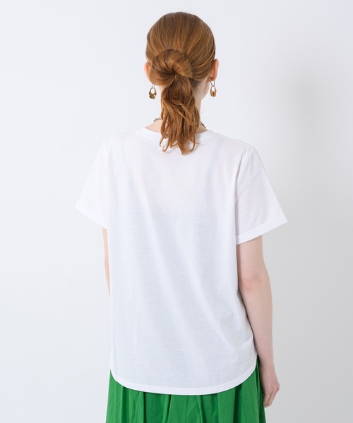 ROSIEE/ロージーの　R750301　女の子　ラバープリント　女の子 手洗い可能 ROSIEE（ロージー）の「ROSIEE 女の子プリントT（Tシャツ