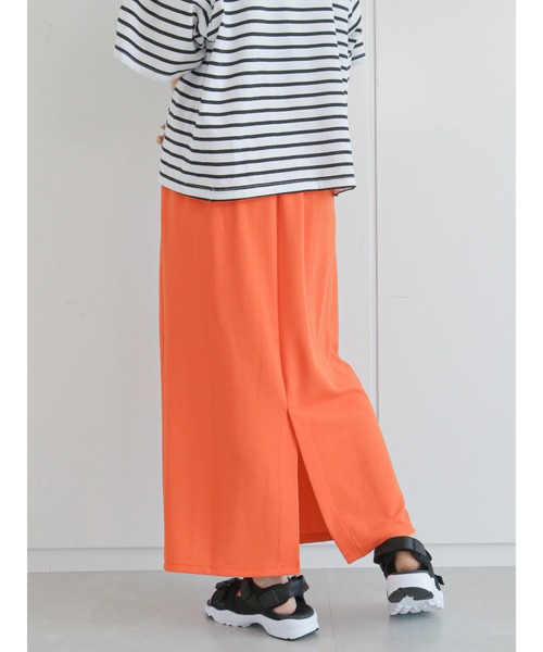 ehka sopo（エヘカソポ）の「カットソータイトスカート（スカート・レディース・ブラック/オレンジ/グリーン・ﾌﾘ-）」の18枚目の写真