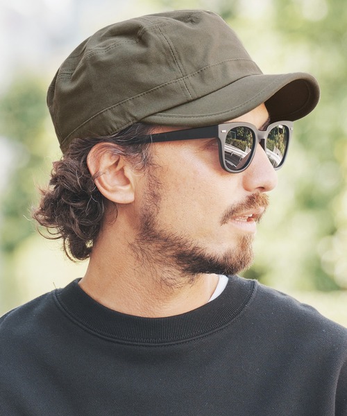 CAMBIO（カンビオ）の「mko10605-Simple Canvas Work Cap キャップ（キャップ・メンズ・オリーブ/ブラック/グレー/ベージュ・FREE）」の8枚目の写真