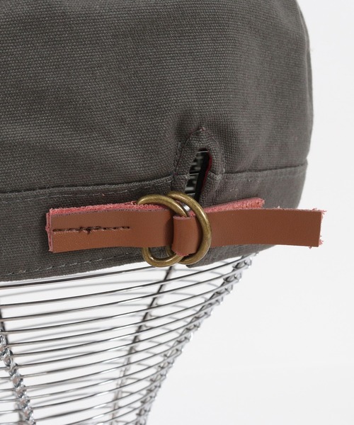 CAMBIO（カンビオ）の「mko10605-Simple Canvas Work Cap キャップ（キャップ・メンズ・オリーブ/ブラック/グレー/ベージュ・FREE）」の20枚目の写真